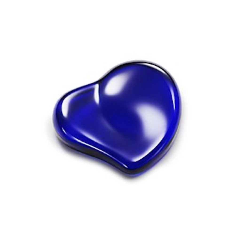 Blue Heart Paperweight
